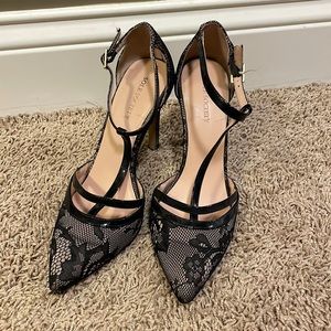 Sole Society Faux lace heels